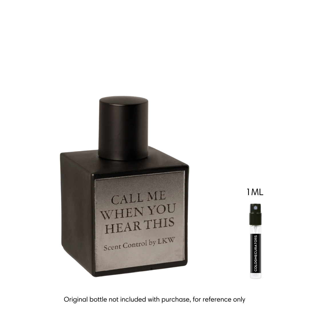 Scent Control by LKW Call Me When You Hear This EDP